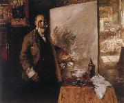 William Merritt Chase Self-Portrait oil painting on canvas